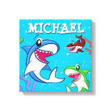 Kids Sharon Underwater Blue Sea Life Ocean