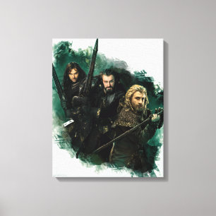 Impressão Em Tela Kili, THORIN OAKENSHIELD™, & Fili Graphic
