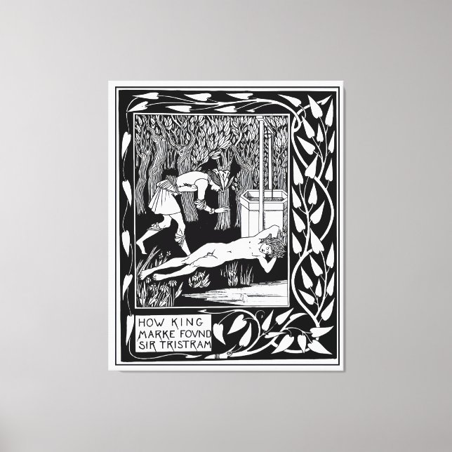 Impressão Em Tela King Mark & Sir Tristram (Frente)