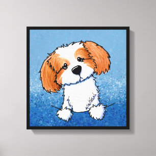 Impressão Em Tela KiniArt Havanese