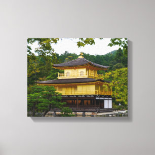 Impressão Em Tela Kinkaku-ju (Pavillion dourado), Kyoto