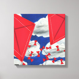 Impressão Em Tela Kites e Klouds