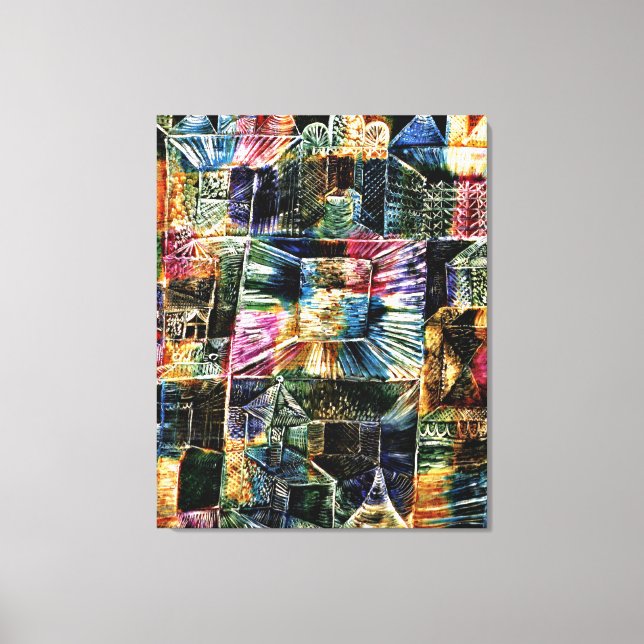 Impressão Em Tela Klee - Arquitetura de Kiosk (Frente)