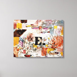 Impressão Em Tela Klee - Aves Aquáticas - Pato,