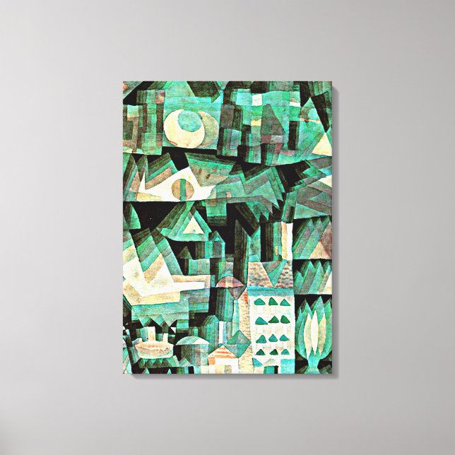 Impressão Em Tela Klee - Cidade dos Sonhos (Frente)