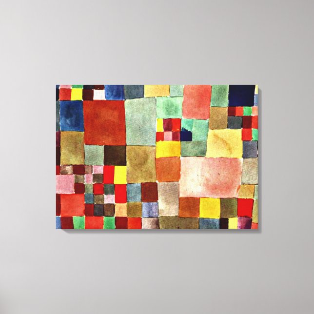 Impressão Em Tela Klee - Flora na Areia (Frente)