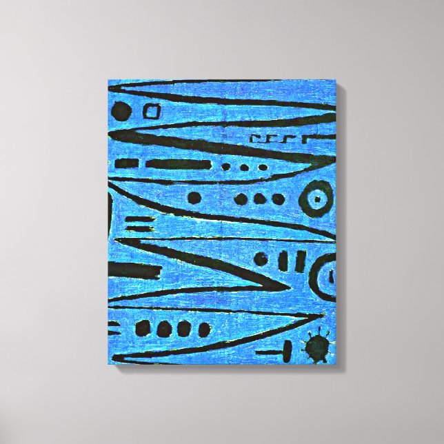 Impressão Em Tela Klee - Heroic Fiddling-1938 (Frente)