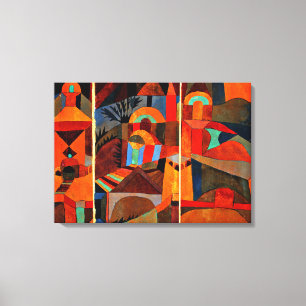 Impressão Em Tela Klee - Jardins Templos