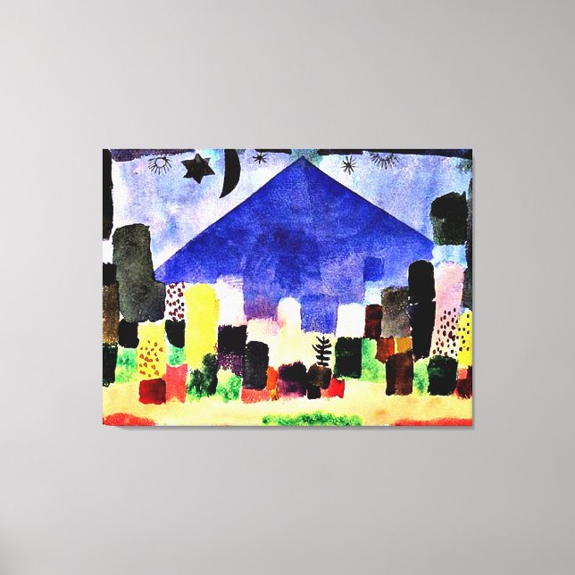 Impressão Em Tela Klee - Monte Niesen (Frente)