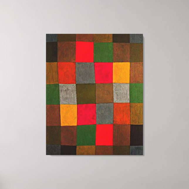 Impressão Em Tela Klee - Nova Harmonia (Frente)