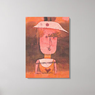 Impressão Em Tela Klee - Retrato da Sra. P. no Sul