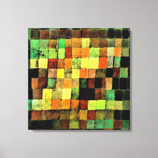 Impressão Em Tela Klee - Som Antigo (Frente)