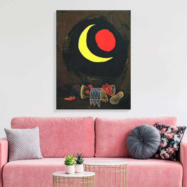 Impressão Em Tela Klee - Sonho Forte (Insitu(Sala de estar))