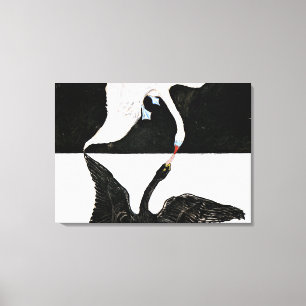 Impressão Em Tela Klint - The Swan, No. 01,Group 1X SUN