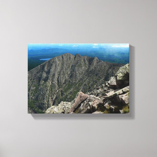 Impressão Em Tela Knife Edge, Katahdin, Maine (Frente)