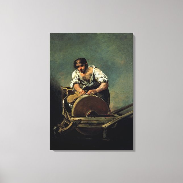 Impressão Em Tela Knife-Grinder, c.1808-12 (Frente)