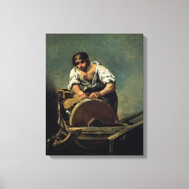 Impressão Em Tela Knife-Grinder, c.1808-12 (Frente)