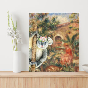 Impressão Em Tela Koala e Renoir Farmhouse