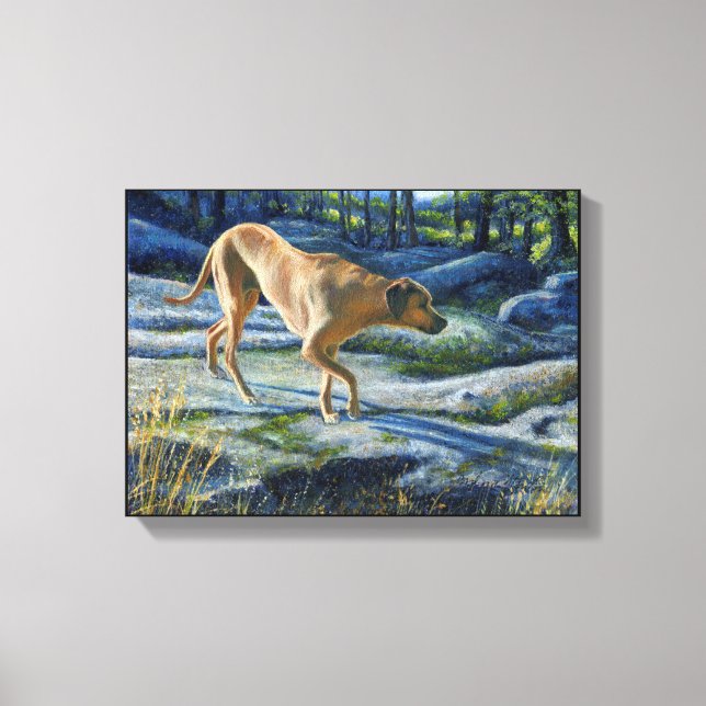 Impressão Em Tela "Kona no Caminho de Granito" (Frente)