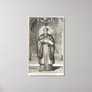 Impressão Em Tela Kong-Fu-Tse, ou Confucius, a phi a mais comemorada