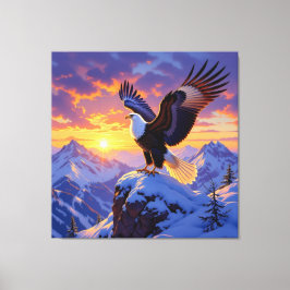 Impressão Em Tela König der Lüfte Der majestätische Weißkopfseeadler