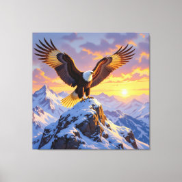 Impressão Em Tela König der Lüfte Der majestätische Weißkopfseeadler