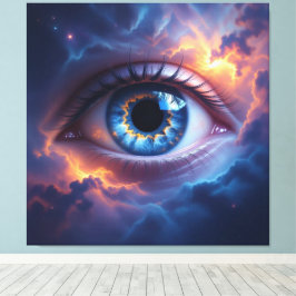 Impressão Em Tela Kosmisches Auge  