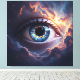 Impressão Em Tela Kosmisches Auge  