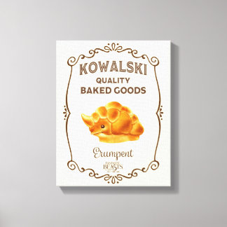 Impressão Em Tela Kowalski Bakery - Erumpent