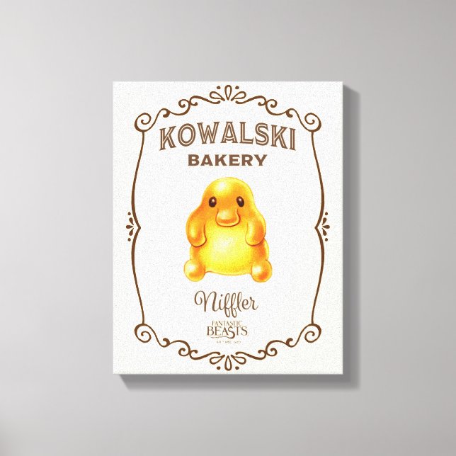 Impressão Em Tela Kowalski Bakery - Niffler (Frente)