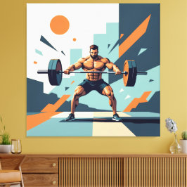 Impressão Em Tela „Kraft des Willens“