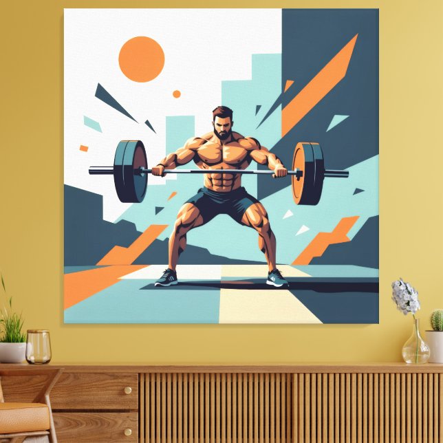 Impressão Em Tela „Kraft des Willens“ (Insitu(Sala de estar))