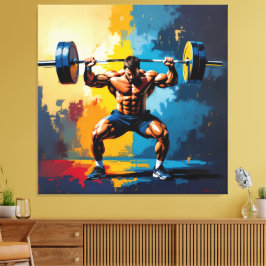 Impressão Em Tela „Kraft des Willens“