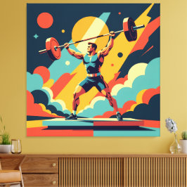 Impressão Em Tela „Kraft des Willens“