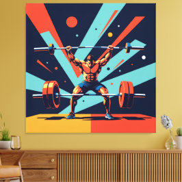 Impressão Em Tela „Kraft des Willens“