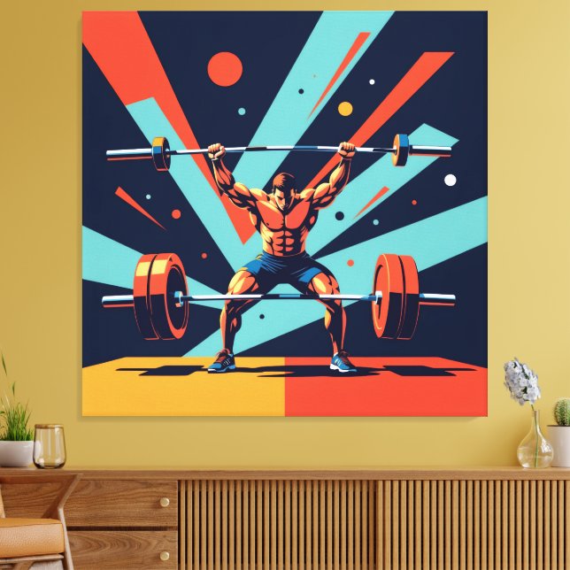 Impressão Em Tela „Kraft des Willens“ (Insitu(Sala de estar))