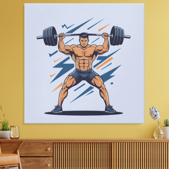 Impressão Em Tela „Kraft des Willens“ (Insitu(Sala de estar))