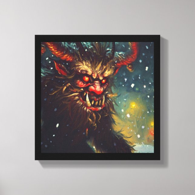 Impressão Em Tela Krampus de Natal 4 (Frente)