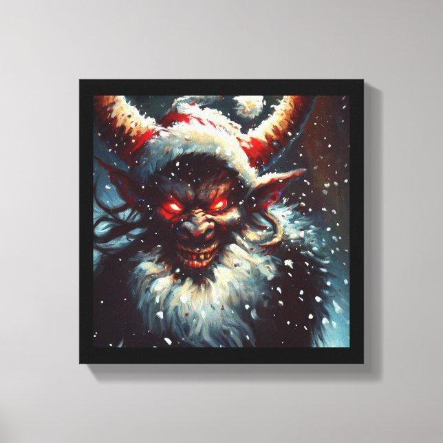 Impressão Em Tela Krampus do Natal 1 (Frente)