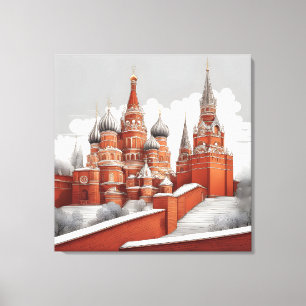 Impressão Em Tela Kremlin Wall Art