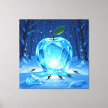 „Kristallapfel im Glühwürmchenwinter“