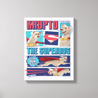 Impressão Em Tela Krypto Os Painéis De Quadrinhos Super Cachorros