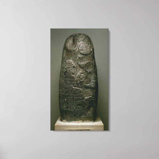 Impressão Em Tela Kudurru de Nazimaruttash, Rei da Babilônia, c.1328 (Frente)