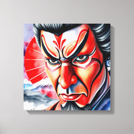 Impressão Em Tela Kumadori Kabuki 3