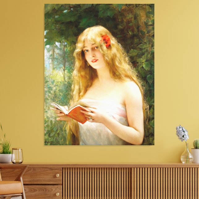 Impressão Em Tela  La Belle Liseuse (Insitu(Sala de estar))