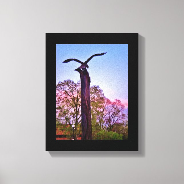 Impressão Em Tela La Crosse Eagle (Frente)