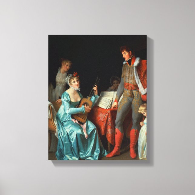 Impressão Em Tela La Duchesse Abrantes et le General Junot (Frente)
