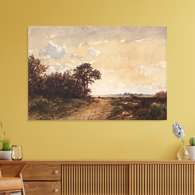 Impressão Em Tela La Forêt De Fontainebleau Aux Environs De Barbizon (Insitu(Sala de estar))