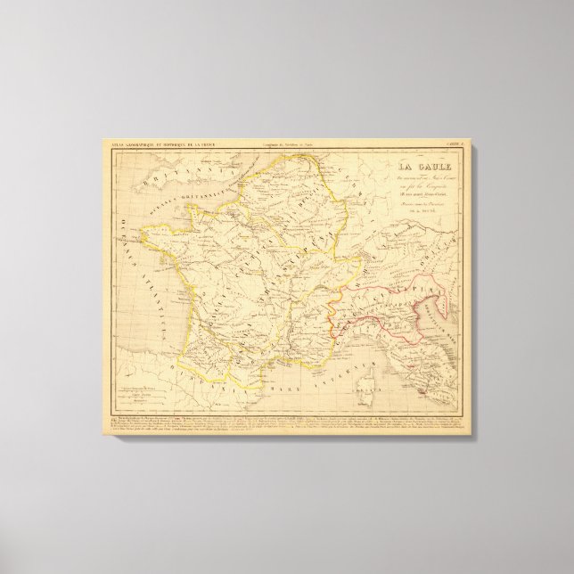 Impressão Em Tela La Gaule (Frente)