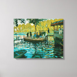 Impressão Em Tela La Grenouillere - Claude Monet - 1869